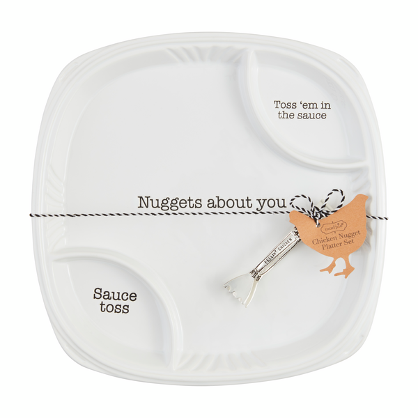 MUD PIE CHICKEN NUGGET PLATTER SET