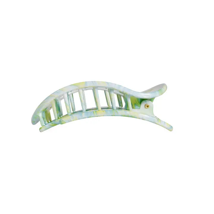 Teleties By the Sea Shore | Medium | Flat Round Hair Clip