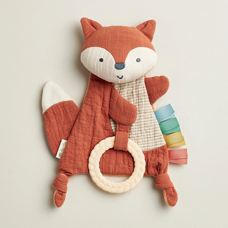 Itzy Ritzy Fox Bitzy Crinkle™ Sensory Toy with Teether