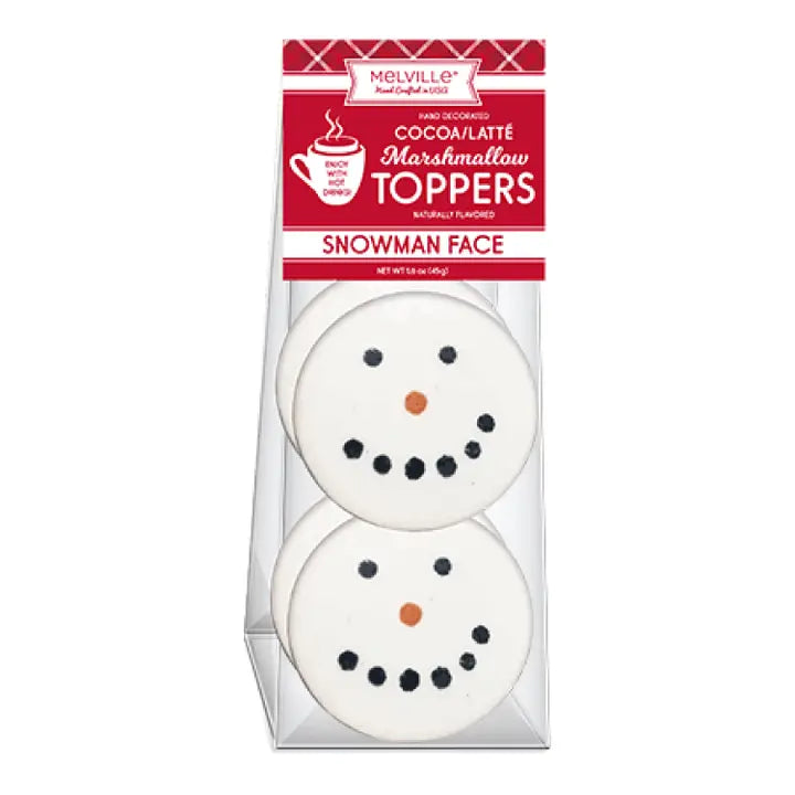 Grandpa Joe's Candy Shop Marshmallow Topper w/ Topping 2.5in Snowman