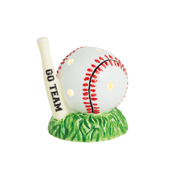 MUD PIE BASEBALL LIGHT-UP SITTER