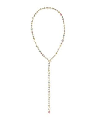 KENDRA SCOTT MINI ELISA ABBIE STRAND NECKLACE GOLD MULTI MIX