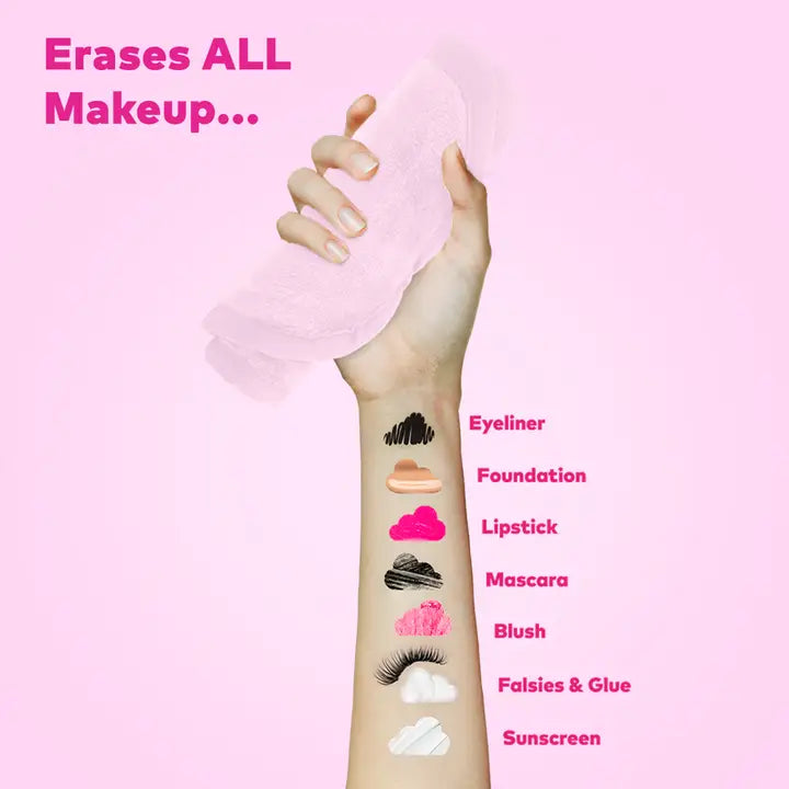 The Original MakeUp Eraser Silver Infused Mini Pro Makeup Eraser | Acne Prone Skin