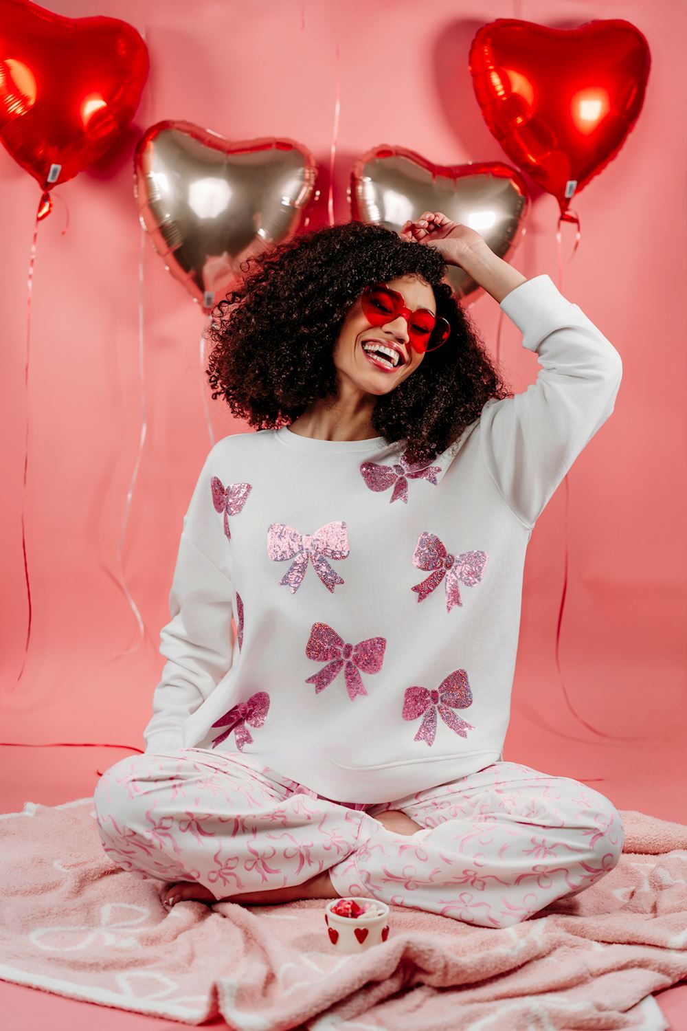 MUD PIE VALENTINE'S PAJAMA PANTS