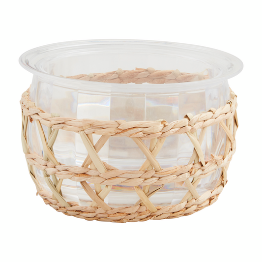 MUD PIE WOVEN ACRYLIC CHILLER BOWL SET