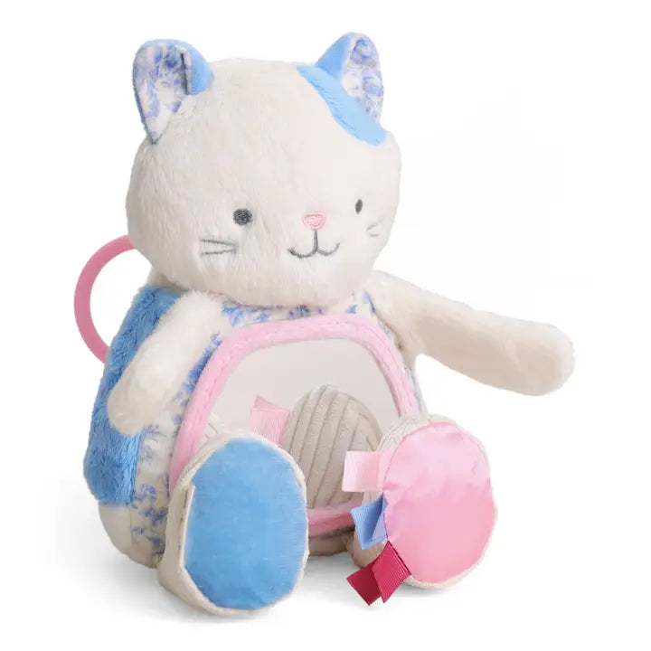 Itzy Bitzy Mirror™ Sensory Tummy Time Mirror - Kitty