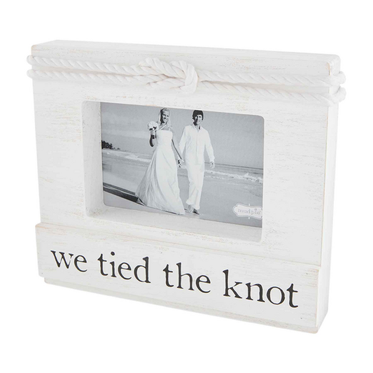 MUD PIE WE TIED THE KNOT PICTURE FRAME