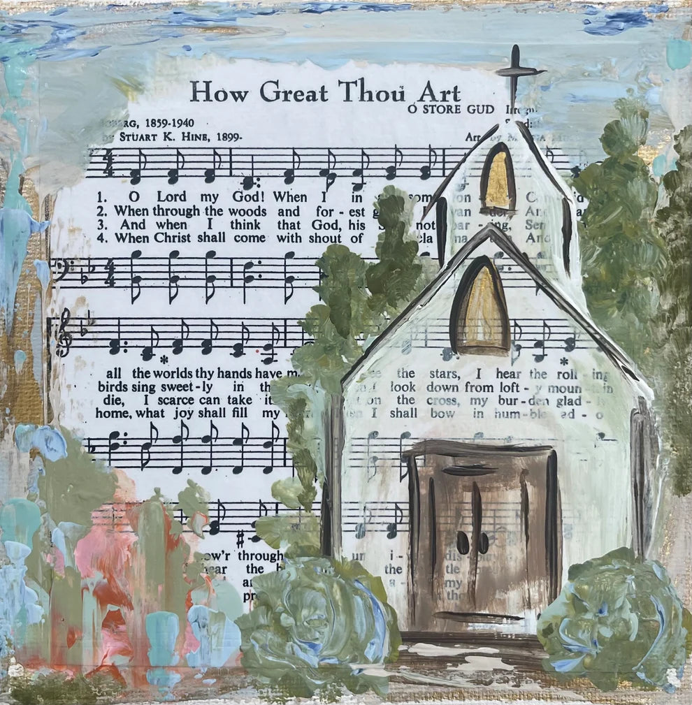Southern Cotton Mill GA How Great Church Framed Art