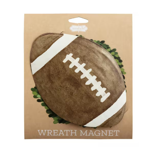 Mud Pie Football Wreath Magnet