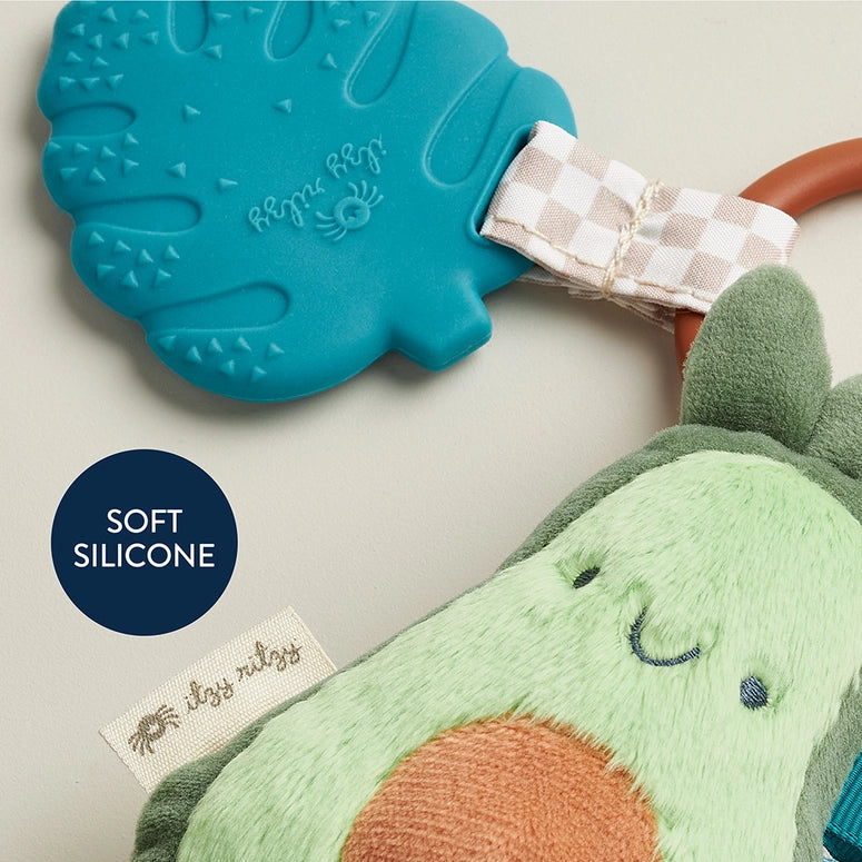 Itzy Ritzy Pal™ Plush + Teether-Avocado
