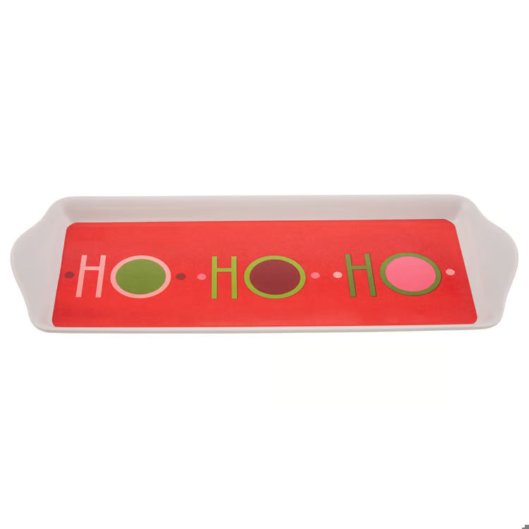 KARMA MELAMINE NARROW TRAY HO HO HO