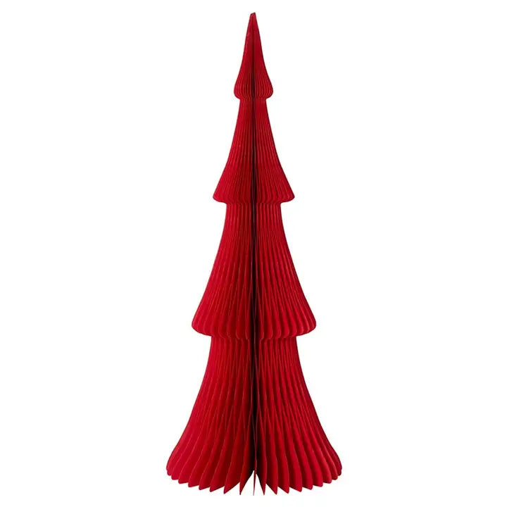 Santa Barbara Design Studio Paper Tree - Frasier Fir Red 24"