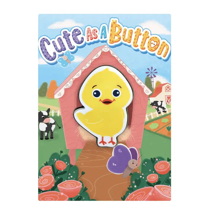 Cute As A Button- Touch and Squeak - Squishy and Squeaky