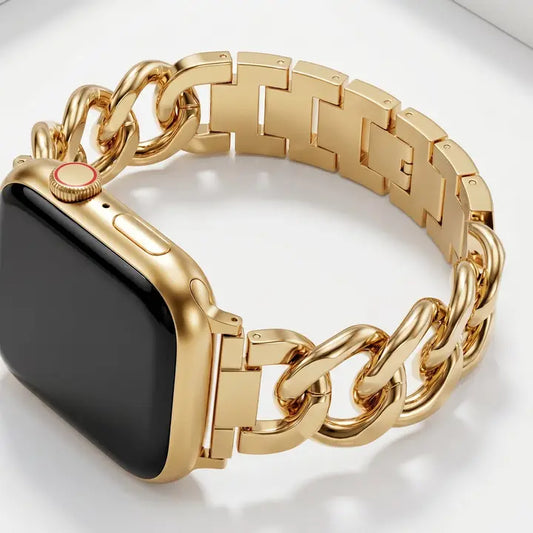 Cape Diablo Gold Woven Luxury Apple Watch Strap