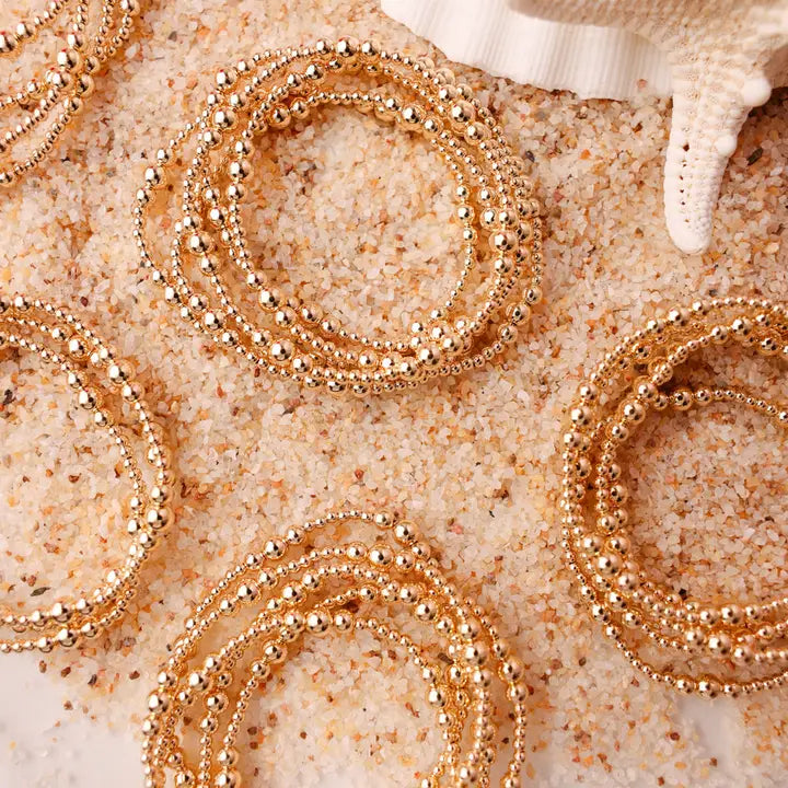 Beaded Blondes Sutton Bracelet in Gold