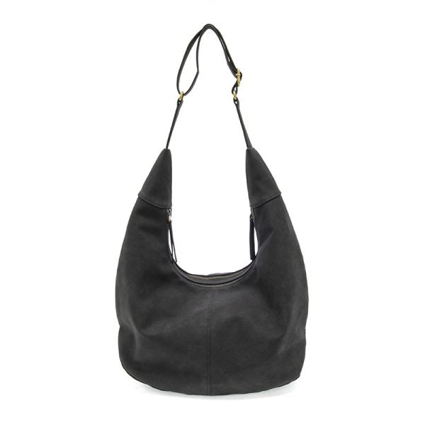 Joy Susan Rochelle Faux Suede Large Crescent Hobo Bag