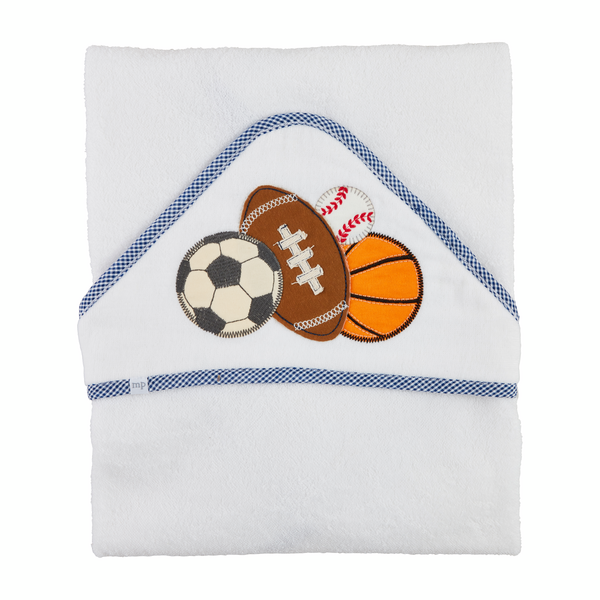 MUD PIE SPORTS HOODED TOWEL