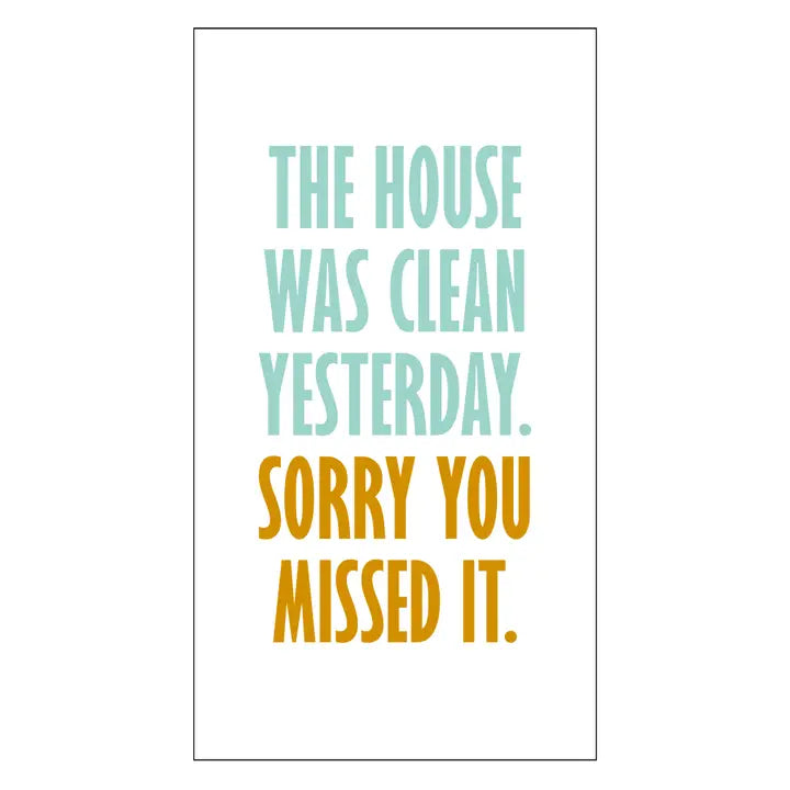 Soiree-Sisters Paper Guest Towels | This House Was Clean Yesterday - 24ct