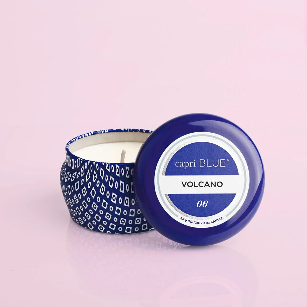 capri BLUE Volcano Blue Mini Tin, 3 oz