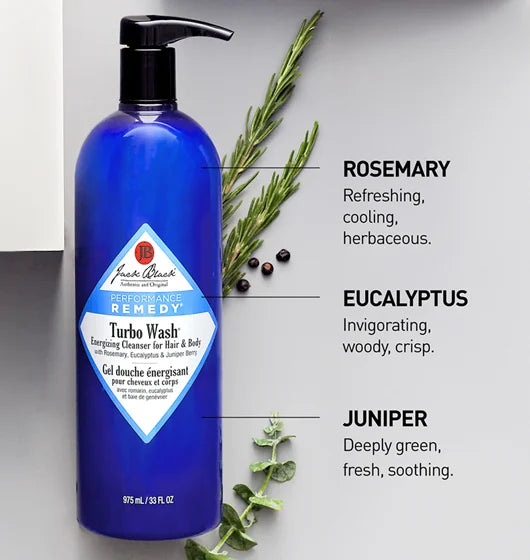 Jack Black Turbo Wash® Energizing Cleanser for Hair & Body