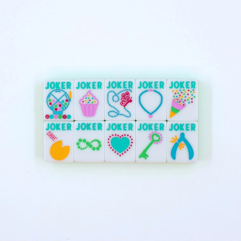 My Fair Mahjong Crystal Confetti Lemon-Lime | Mahjong with A Sprinkle of Color and Joy
