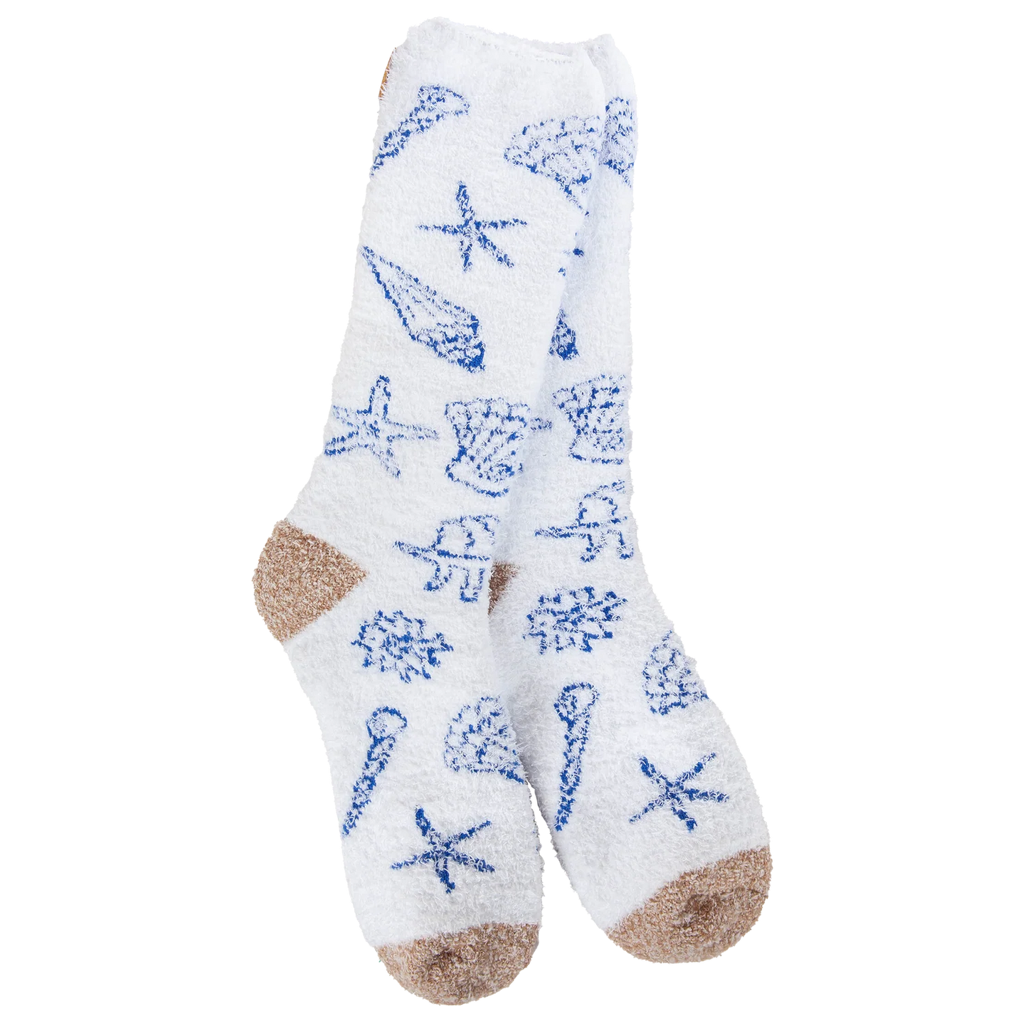 World's Softest Socks Holiday Beach Cozy-Seashells