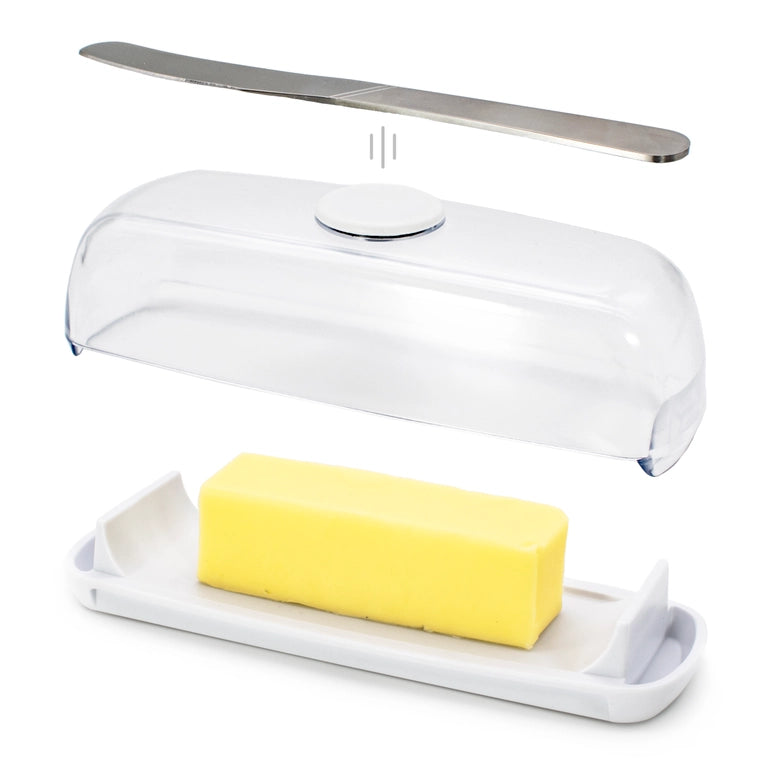 Butter Hub Magnetic Butter Dish-Clear