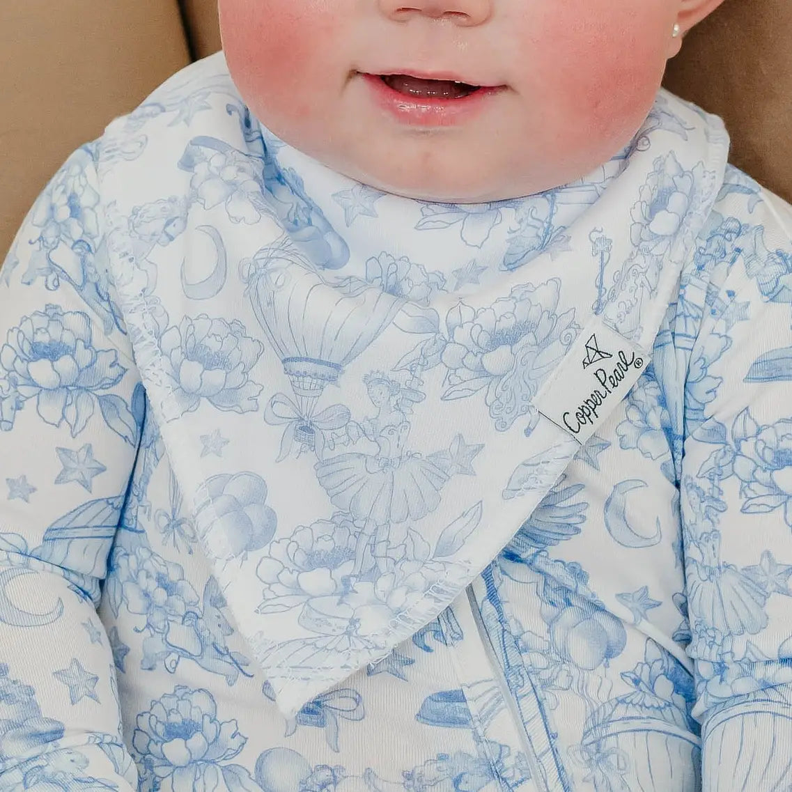 Copper Pearl 4 Pack Baby Bandana Bibs - Vintage Carnival