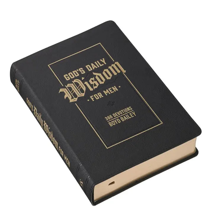 Devotional God's Daily Wisdom For Men Faux Leather