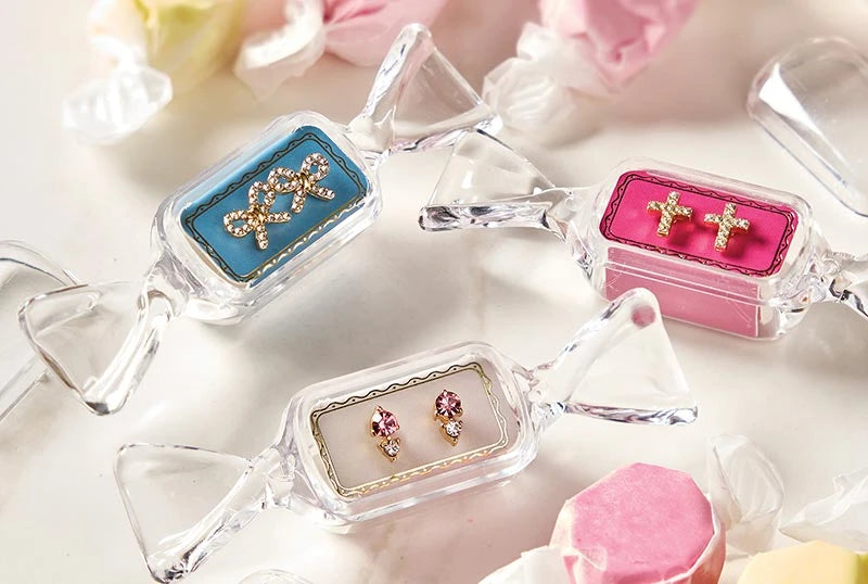 The Candy Dish Earrings - Blush Pink