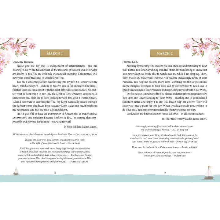 Jesus Listens For Every Season :A 365-Day Illustrated Prayer