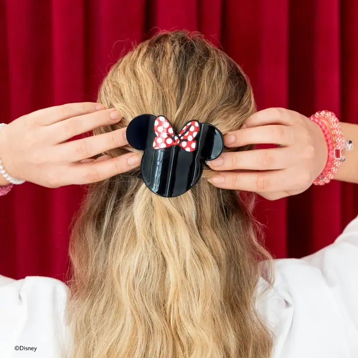 Teleties Disney: Minnie Mouse Shaped | Small | Flat Hair Clip