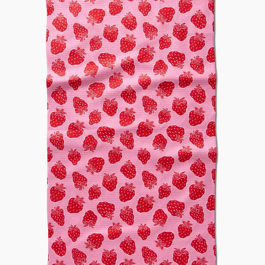 Geometry Strawberry Fields Tea Towel