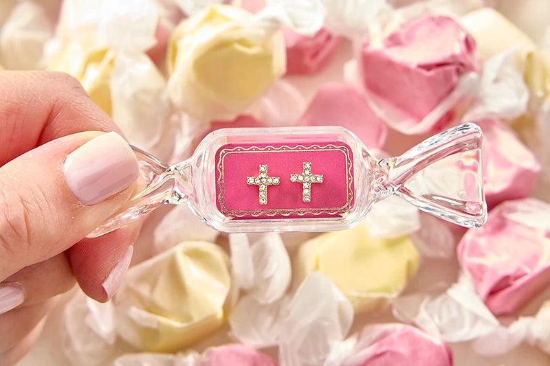The Candy Dish Earrings - Hot Pink