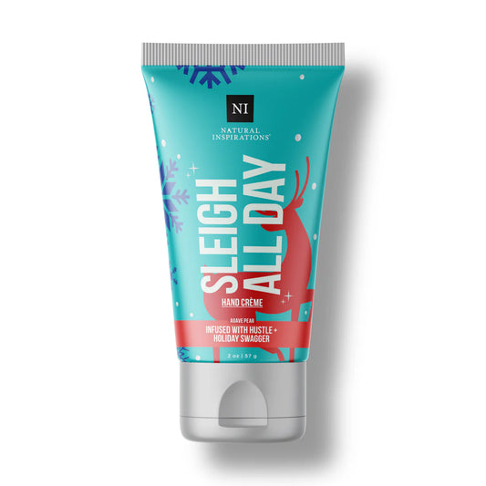 NATURAL INSPIRATIONS  SASSY HOLIDAY MINI HAND CREME-SLEIGH ALL DAY
