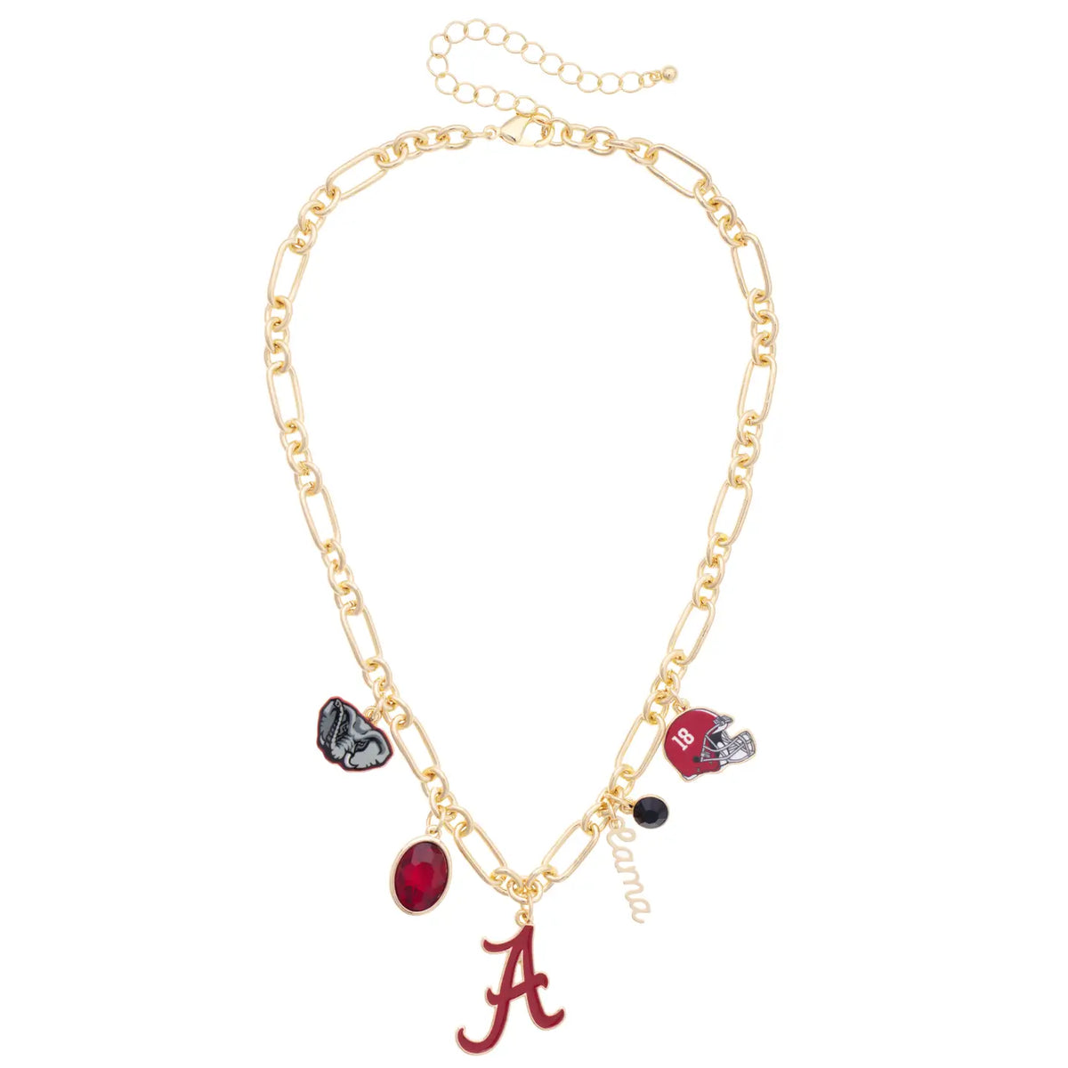 Canvas Style Alabama Crimson Tide Gameday Charm Necklace
