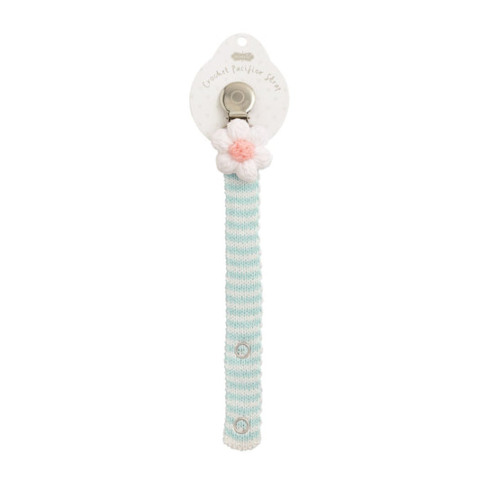 MUD PIE WHITE FLOWER CROCHET PACY STRAP