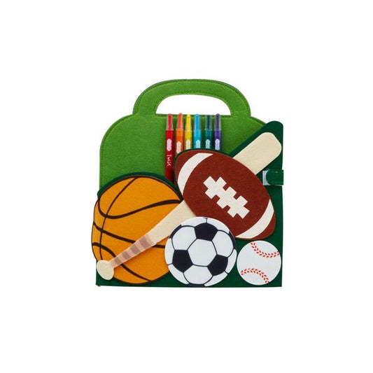 MUD PIE SPORTS ART FOLIO SET