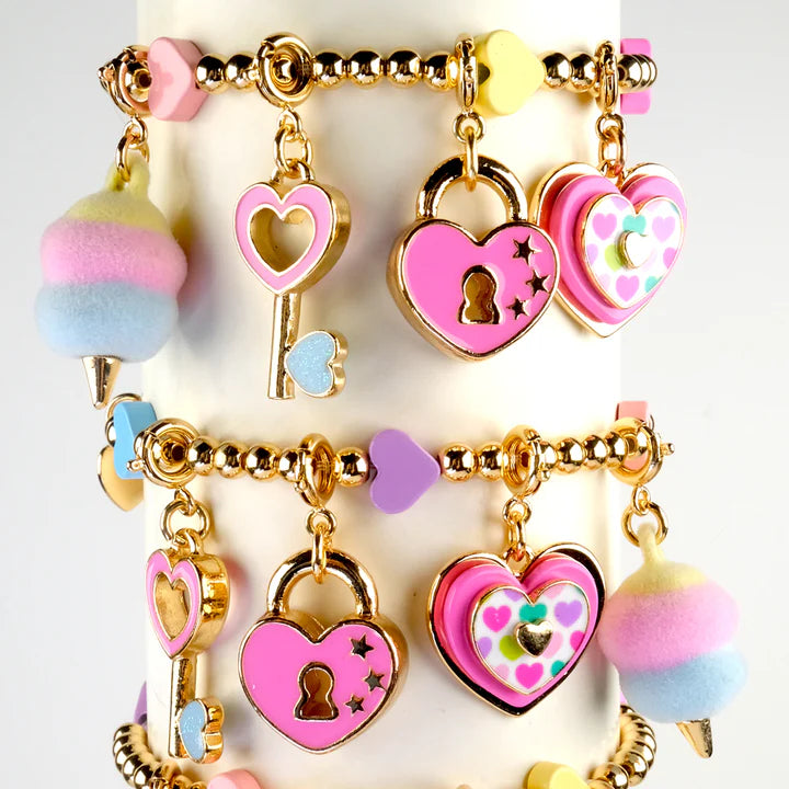 Charm It! Gold Cotton Candy Charm