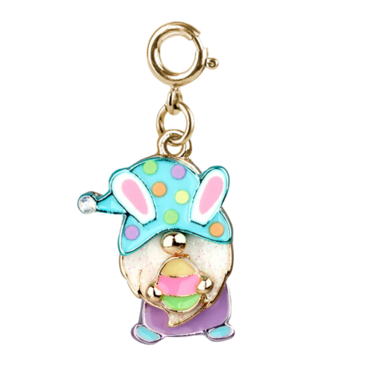 CHARM IT! Gold Easter Gnome Charm