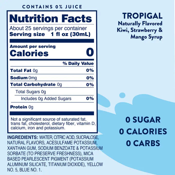 Jordan's Skinny Mixes Sugar Free Tropigal™ Syrup