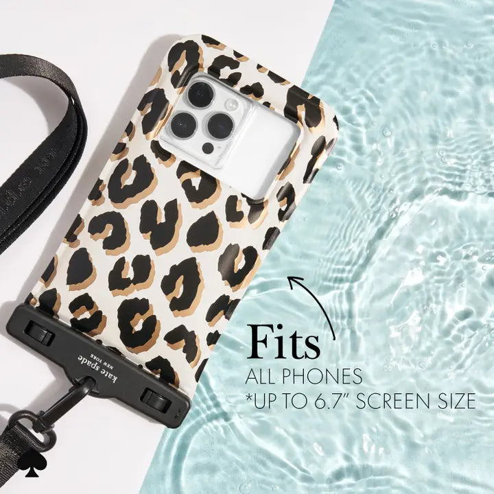 Case-Mate Kate Spade New York Waterproof Pouch City Leopard
