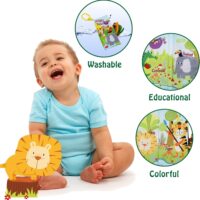 Bebe Mondo Tails Cloth Book Jungle with Teether