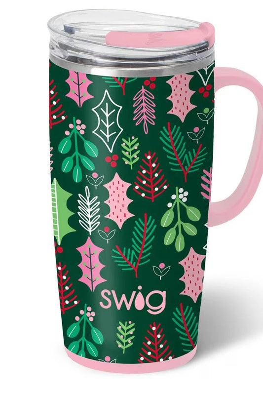 Swig Merry Mistletoe Travel Mug 22oz