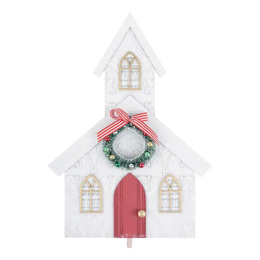 Glory Haus Christmas Church Topper