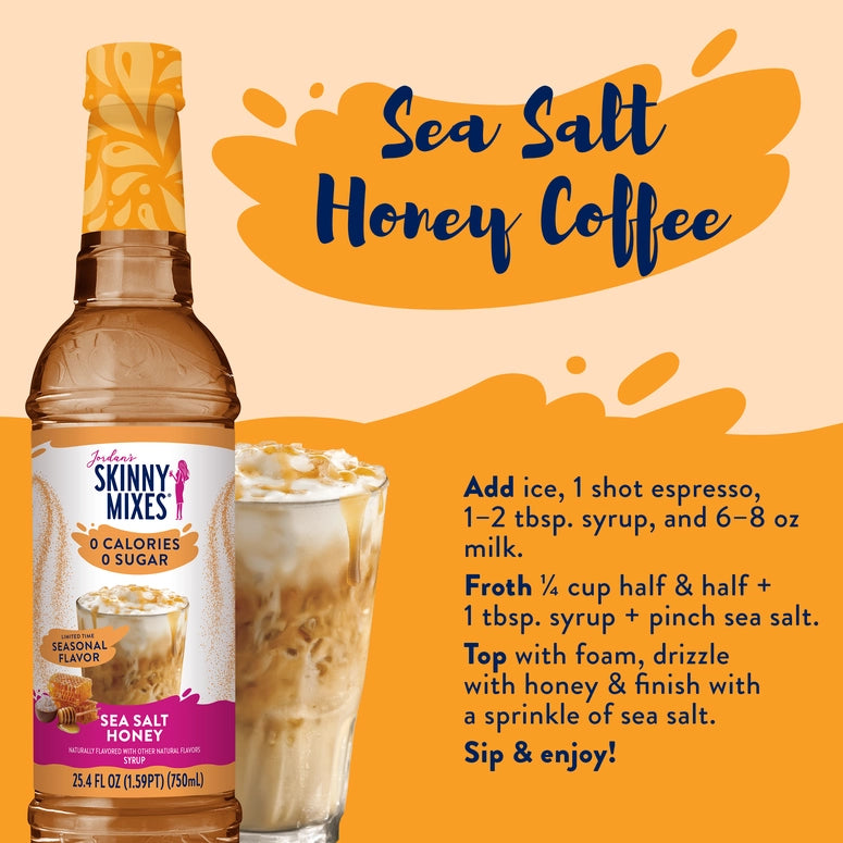 Jordan's Skinny Mixes Sugar Free Sea Salt Honey