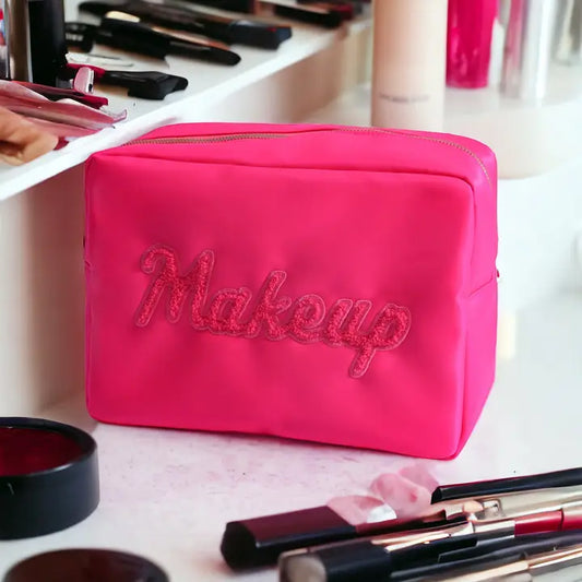 Makeup Embroidered Xl Nylon Bag