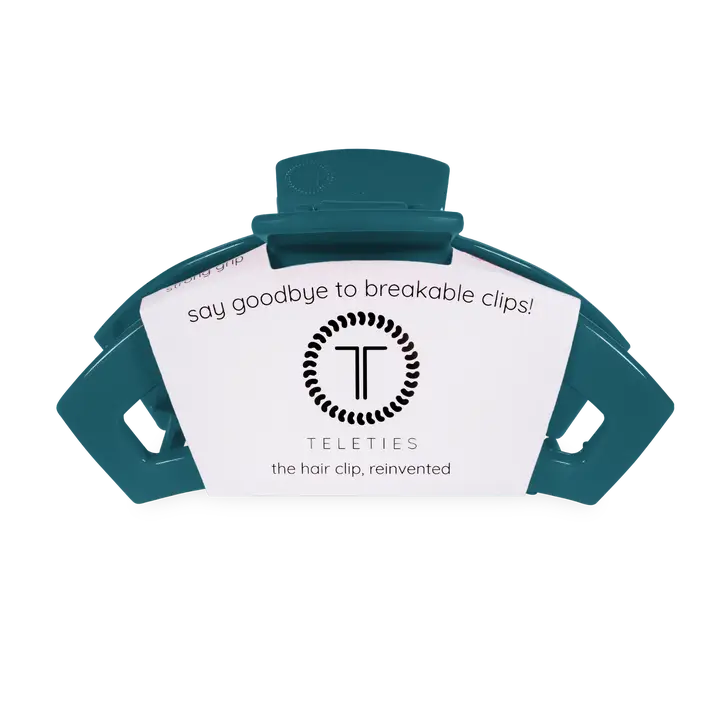 Teleties Open Teal with It Large Hair Clip