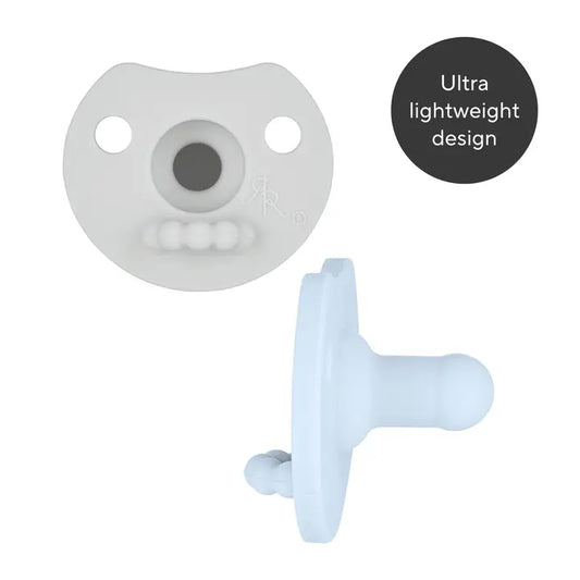 Ryan & Rose Cutie Pat Light 2PK (0-6m)-Blue & Grey