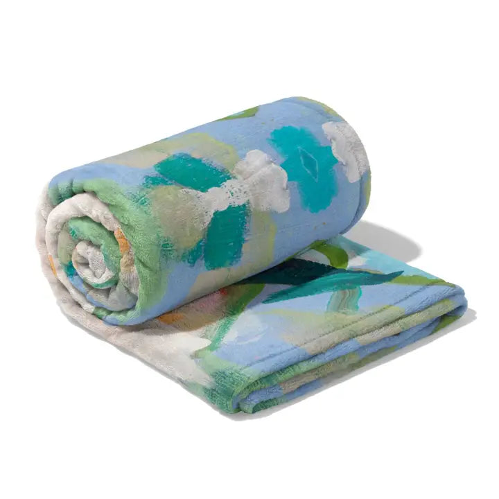 Laura Park Designs Island House Fleece Blanket